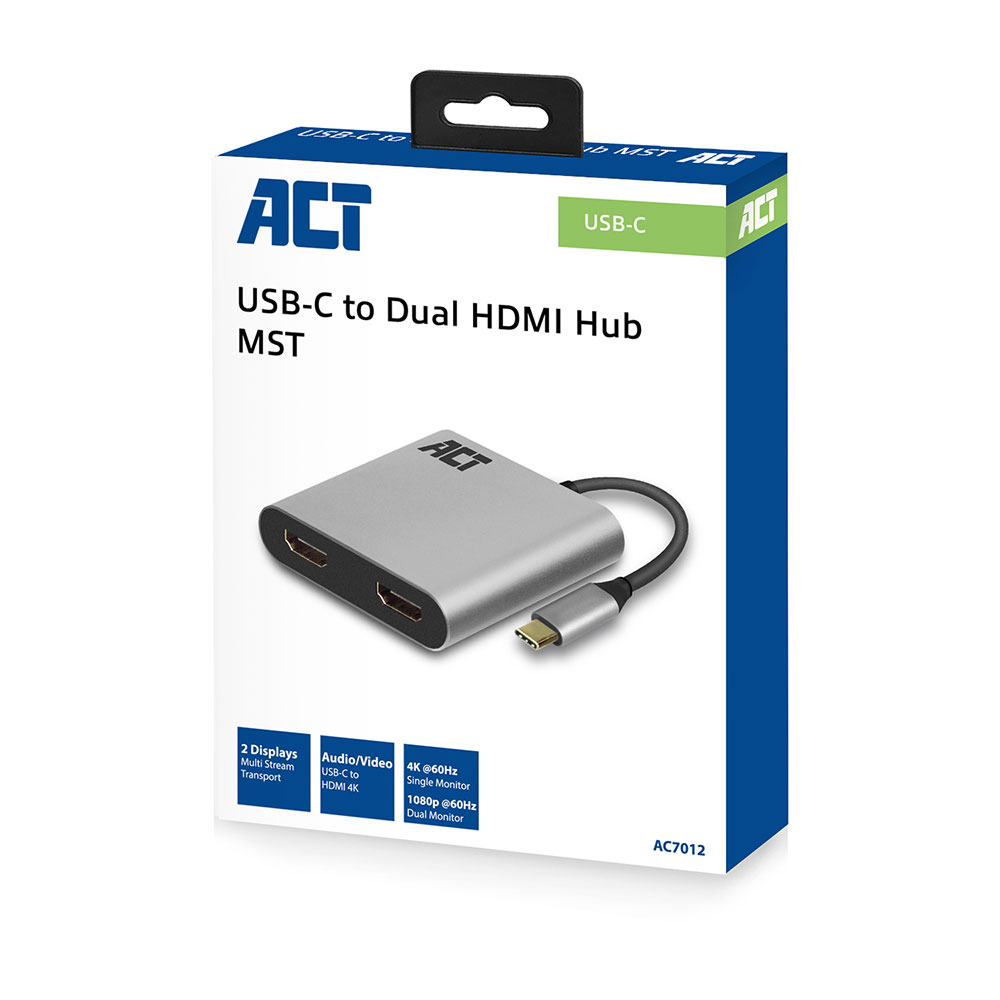 ACT USB-C to Dual HDMI MST