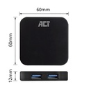 ACT USB Hub 3.2, 4x USB-A (w/PSU)