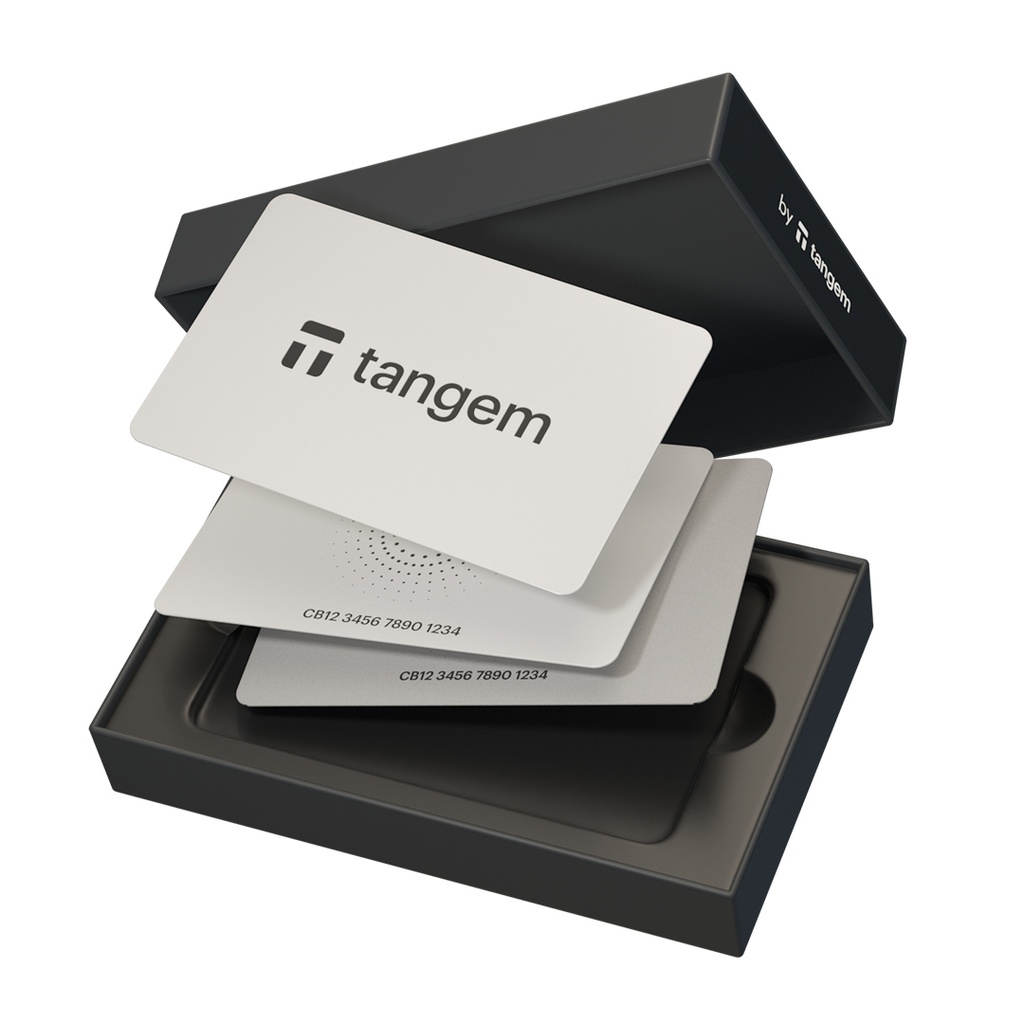 Tangem White Wallet (3-cards set)