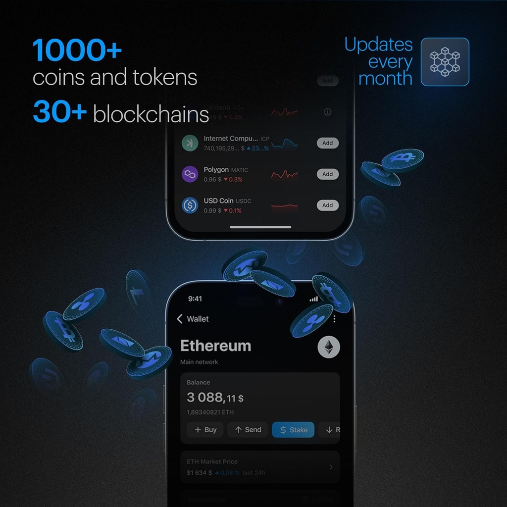 Tangem White Wallet (3-cards set)