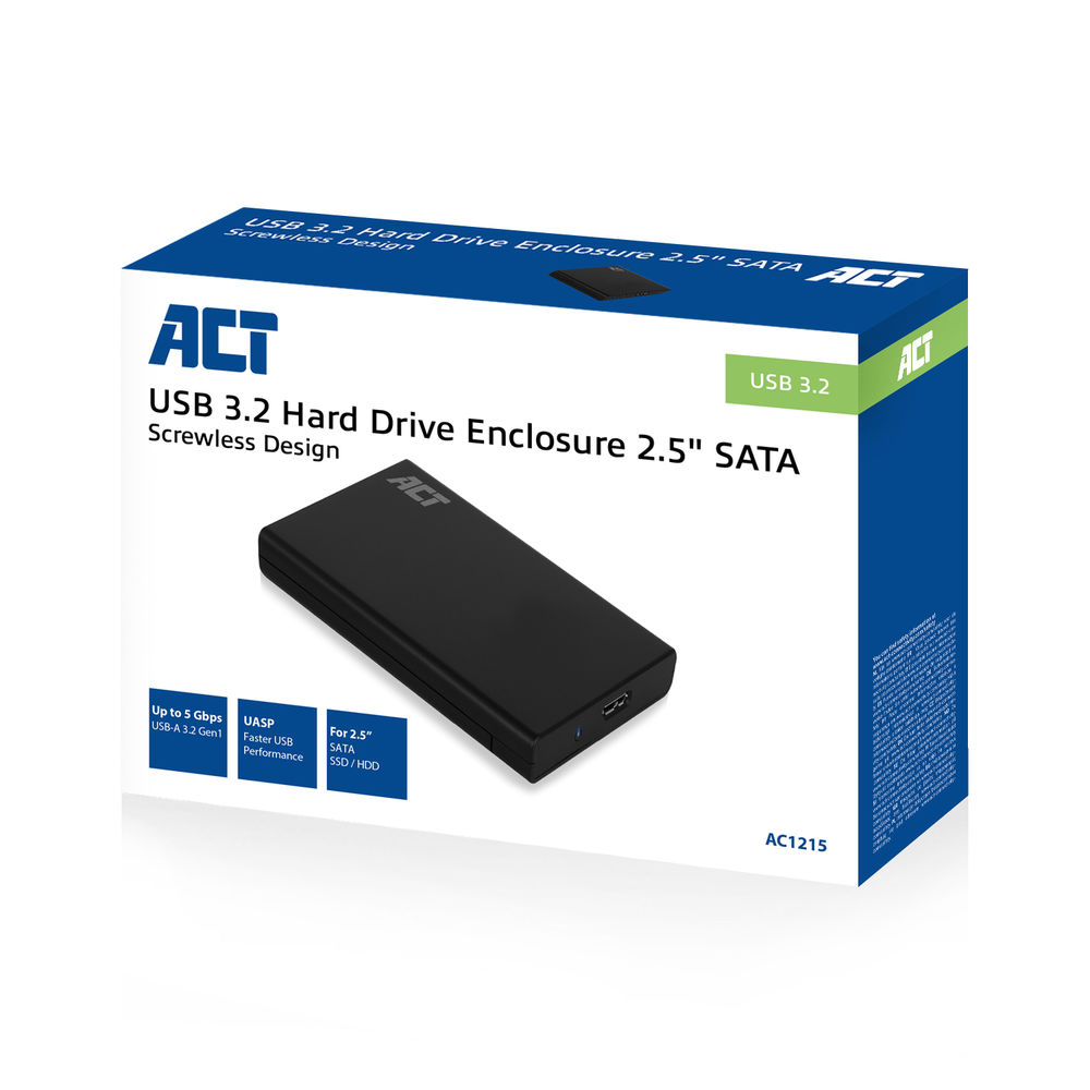 ACT 2.5" HDD/SSD USB 3.1 Enclosure
