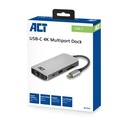 ACT USB-C 4K MultiPort Dock (HDMI/U SB/ETH/READER/USB-C)