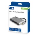 ACT USB-C Multiport Dock (HDMI/USB/ RJ45/USB-C)