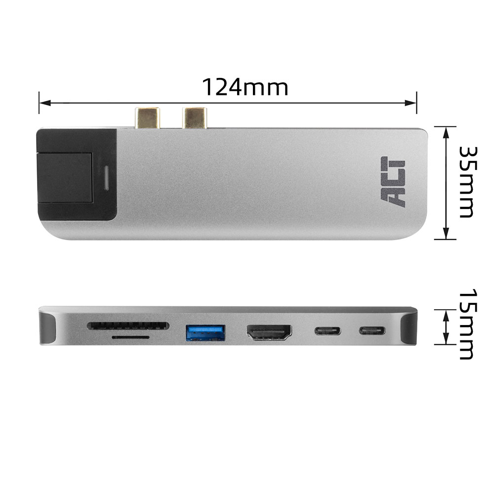 ACT USB-C Thunderbolt3 Multiport Docking for Macbook