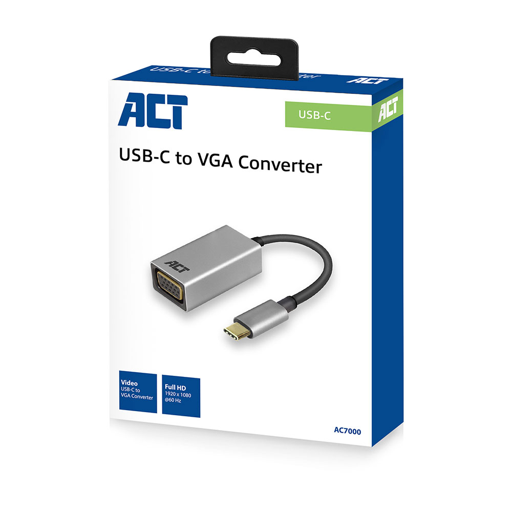 ACT USB-C to VGA female Adapter