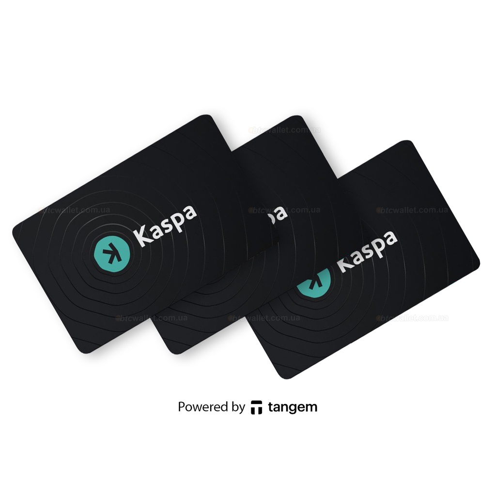 [TG-KASPA3] Tangem x Kaspa Wallet (3-cards set)