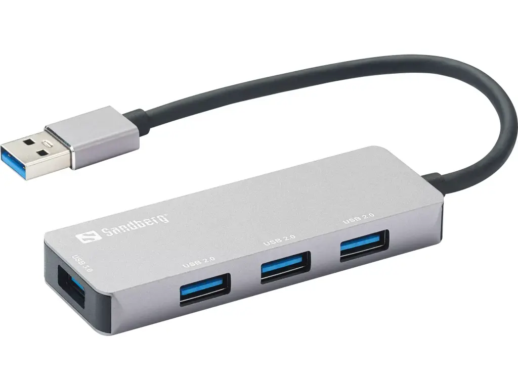 [333-67] Sandberg USB-A Hub 1xUSB3.0+3x2.0 SAVER