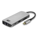 ACT USB-C 4K MultiPort Dock (HDMI/U SB/ETH/READER/USB-C)