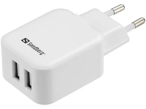 [440-57] AC Charger Dual USB 2.4+1A EU