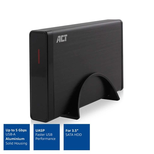 [AC1400] ACT 3.5" SATA HDD Enclosure USB3. 1