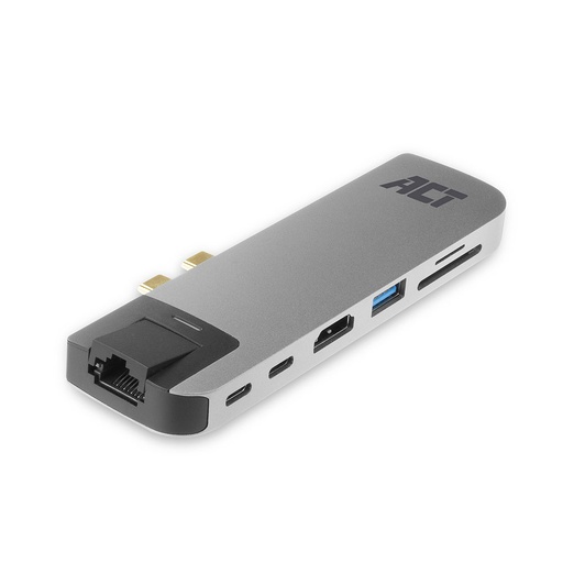 [AC7044] ACT USB-C Thunderbolt3 Multiport Docking for Macbook